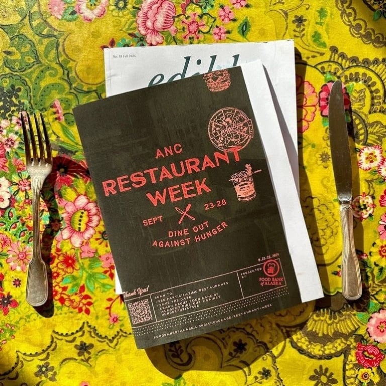 Anchorage Restaurant Week ad in Edible Alaska