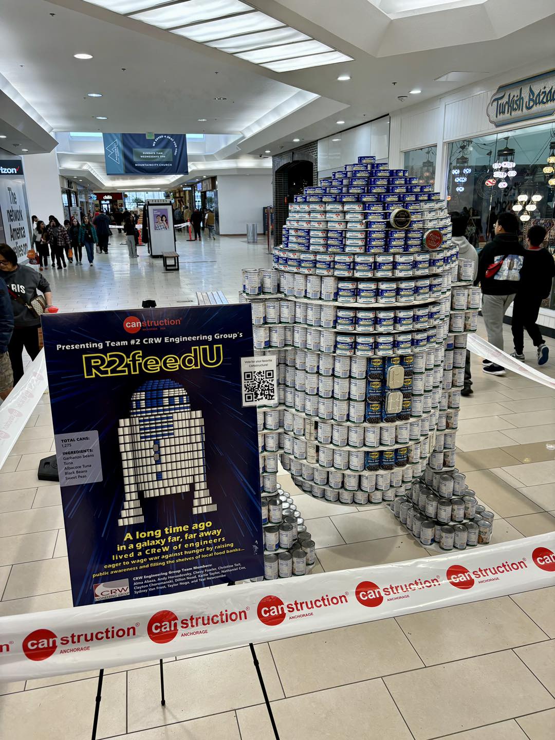 Featured image for “Disney-themed magical creations come to life at Anchorage CANstruction”