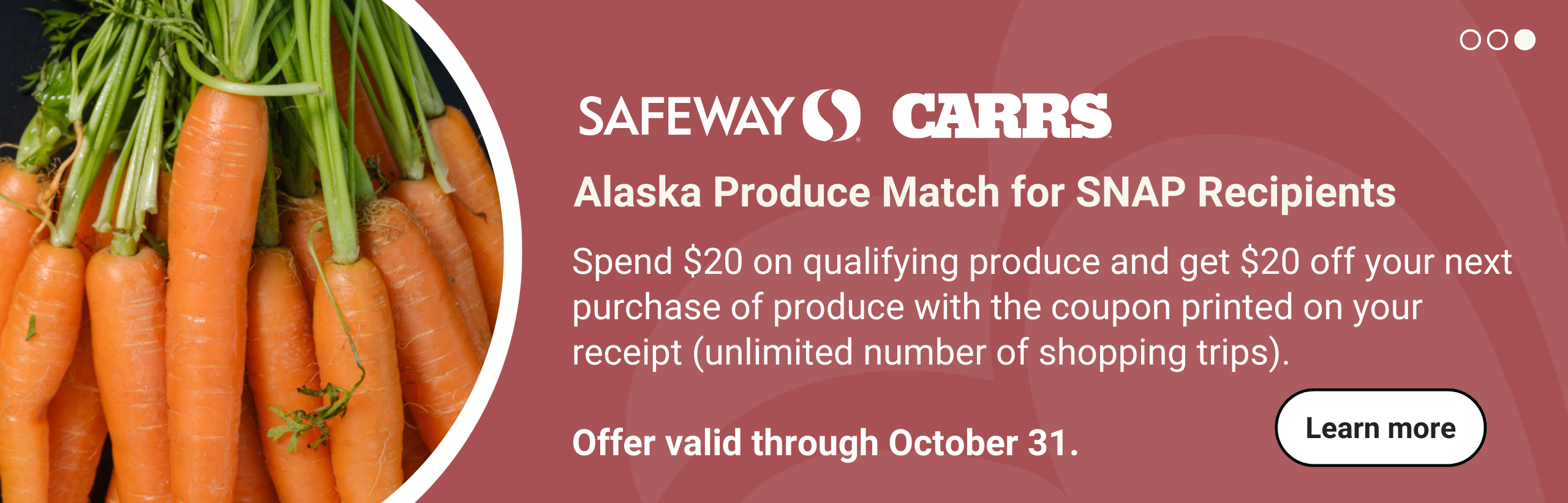 Carrs Safeway SNAP Produce Match